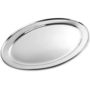Stainless Steel Oval Meat Flat 650mm