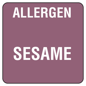 Food Allergen Labels Sesame