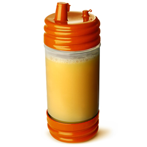 SaferFood Solutions PourMaster with Low Profile Top Orange