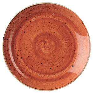 Churchill Stonecast Spiced Orange Coupe Plate 6.5" / 16.5cm
