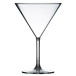 Roltex Polycarbonate Martini Glasses 10oz / 280ml