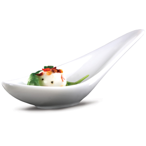 Art de Cuisine Menu Asian Long Handled Chinese Spoon 6 Inches / 15.5cm