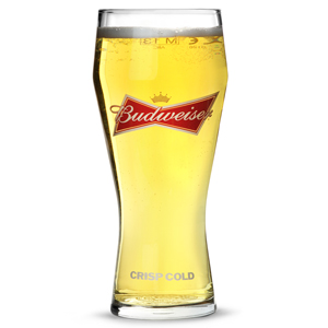 Budweiser Pint Glass CE 20oz / 568ml