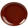 Rustic Oval Plate Red 29.5 x 26cm