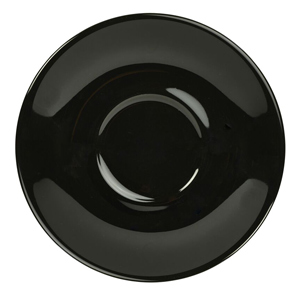 Royal Genware Saucer Black 16cm