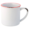 Avebury White & Red Mug 10oz / 280ml