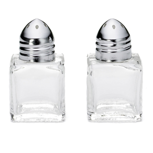 Cube Salt and Pepper Shakers