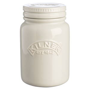 Kilner Ceramic Storage Jars Moonlight Grey 0.6ltr