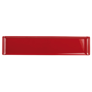 Churchill Alchemy Melamine Rectangle Buffet Tray Red 18inch / 46cm