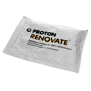 Proton Renovate Glassware Detergent 100g Individual Sachet