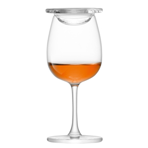 LSA Whisky Islay Nosing Glasses with Glass Covers 3.9oz / 110ml