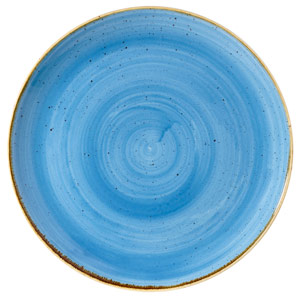 Churchill Stonecast Cornflower Blue Coupe Plate 10" / 26cm