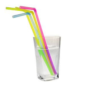 Colour Changing Bendy Straws 10inch