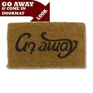 'Come In' / 'Go Away' Doormat