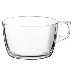 Voluto Jumbo Glass Coffee Cups 17.6oz / 500ml
