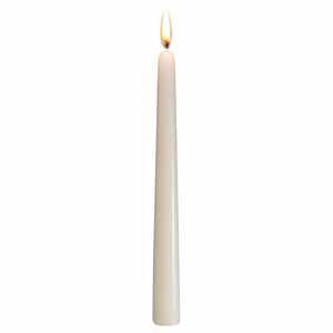 Ivory Tapered Candles 10inch