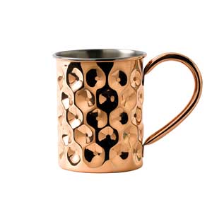 Dented Copper Cocktail Mug 14.75oz / 420ml