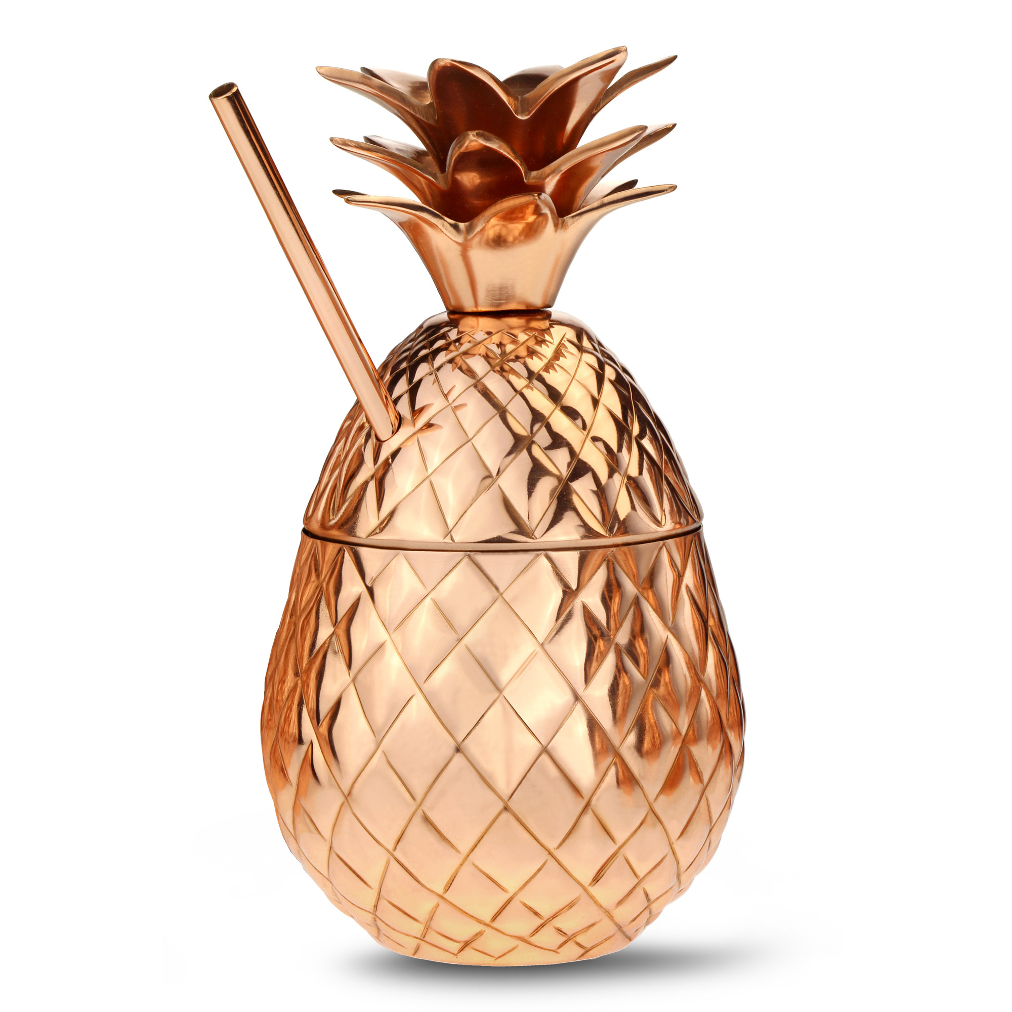 tumbler define / Copper 18.5oz with Straw  525ml  Cup Pineapple drinkstuff