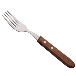 Utopia Wooden Handle Steak Fork
