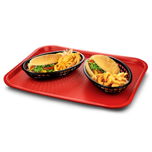 Fast Food Tray Large Red 14 x 18inch