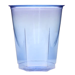 Crystal Disposable Party Cups Blue 8.75oz / 250ml