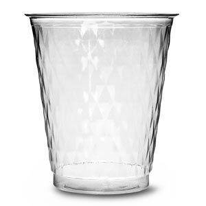Diamond Disposable Party Cups Clear 8.75oz / 250ml
