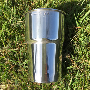 Stainless Steel Pint Cup CE 20oz / 568ml