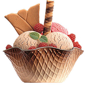 Croque Ice Cream Bowl Biscotto 7oz / 200ml