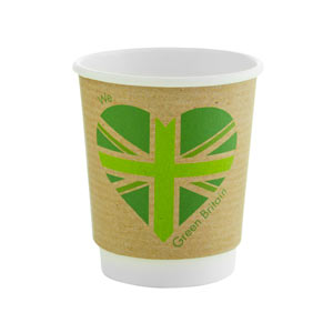 Green Britain Double Walled Hot Drinks Cups 8oz / 230ml