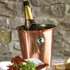 Copper Wine Bucket With Ring Handles