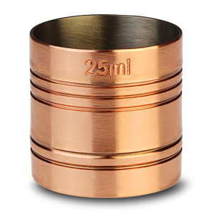Copper Thimble Bar Measure 25ml