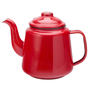 Eagle Enamel Red Teapot 32oz / 1ltr