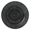 Studio Prints Homespun Rimmed Plate Charcoal Black 6.7inch / 17cm