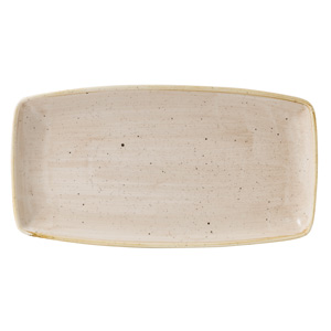 Churchill Stonecast Nutmeg Cream Oblong Plate 13.75" / 35cm