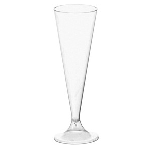 Disposable Plastic Champagne Flutes 4.2oz / 120ml