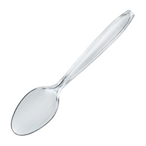 Heavyweight Clear Disposable Spoons