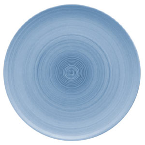 Modern Rustic Coupe Plate Blue 28cm