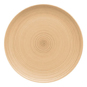 Modern Rustic Coupe Plate Sand 28cm