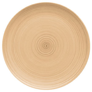 Modern Rustic Coupe Plate Sand 32cm