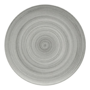 Modern Rustic Coupe Plate Grey 28cm