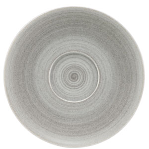 Modern Rustic Coupe Saucers Grey 15cm