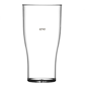 Elite Tulip Nucleated Glasses CE At 20oz, LCE 1/2 Pint