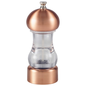 Genware Copper & Acrylic Salt or Pepper Grinder