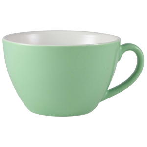 Royal Genware Bowl Shaped Cup Green 12oz / 340ml