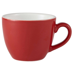 Royal Genware Bowl Shaped Cup Red 3oz / 90ml