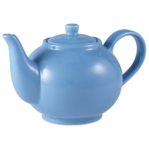 Genware Teapot Blue 16oz / 450ml