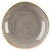 Churchill Stonecast Peppercorn Grey Organic Round Bowl 9.25 Inch / 25.3cm