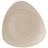 Churchill Stonecast Nutmeg Cream Triangular Plate 9" / 22.9cm