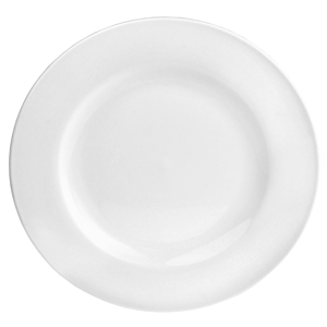 Utopia Pure White Wide Rim Plate 6.75inch / 17cm