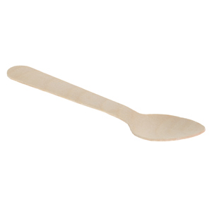 Disposable Wood Tasting Spoons 11cm